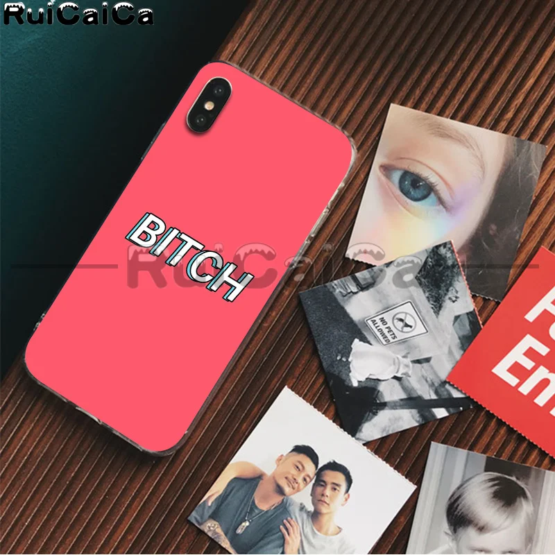 A9 RuiCaiCa я не всегда сука ТПУ мягкий чехол для телефона Apple iPhone 8 7 6 6S Plus X XS MAX 5 5S SE XR 11 11pro - Цвет: A9