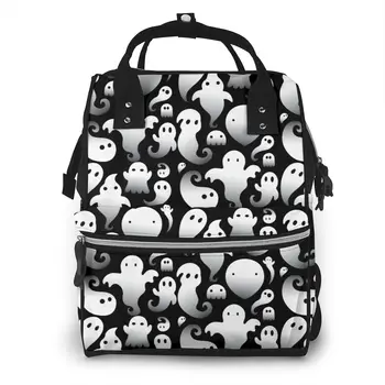 

Halloween Ghost Patterns Baby Nappy Changing Diaper Mummy Bag Maternity Backpack Bags Stroller Baby Care Waterproof Backpack