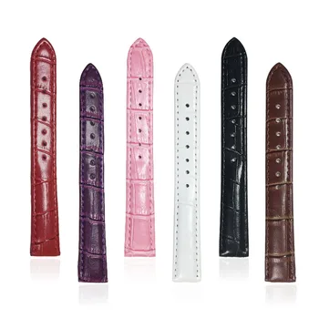 

Universal Watch Band Strap PU Leather Replaceable Watchband 16/18/20MM LL@17