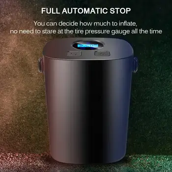 

AOZBZ 150PSI Car Air Pump With LED Digital Display Portable Universal 12V Car Tire Inflator Handle Car Air Compressor Air Pump