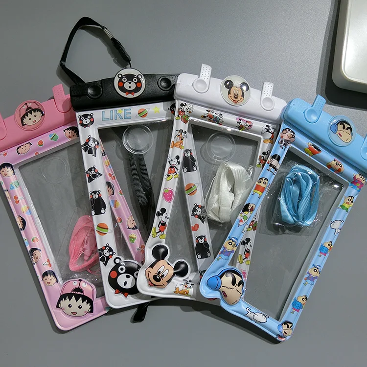 

Summer BEEKING Inflatable Floating Waterproof Cellphone Bag Halter Outdoor Diving Travel Mobile Waterproof Case Cartoon Fashion-