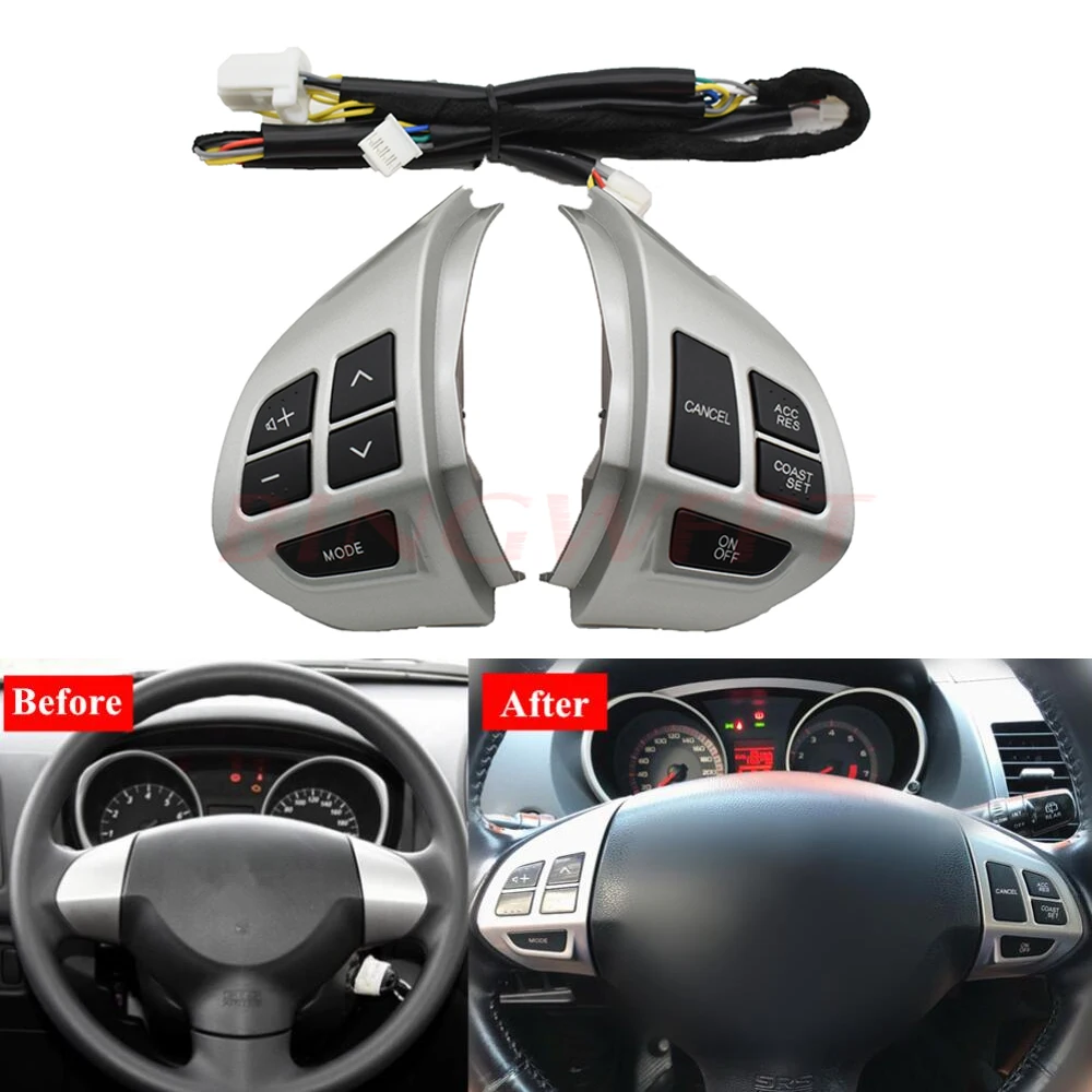 NEW Steering Wheel Switch Button Audio Cruise Control Button For Mitsubishi ASX