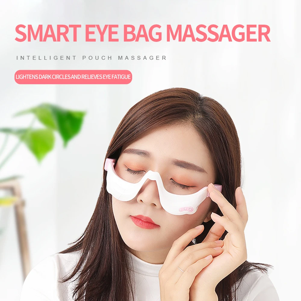 3D Electric Eye Massager EMS Micro Current Pulse Eye Relax Massager Heating Therapy Fatigue