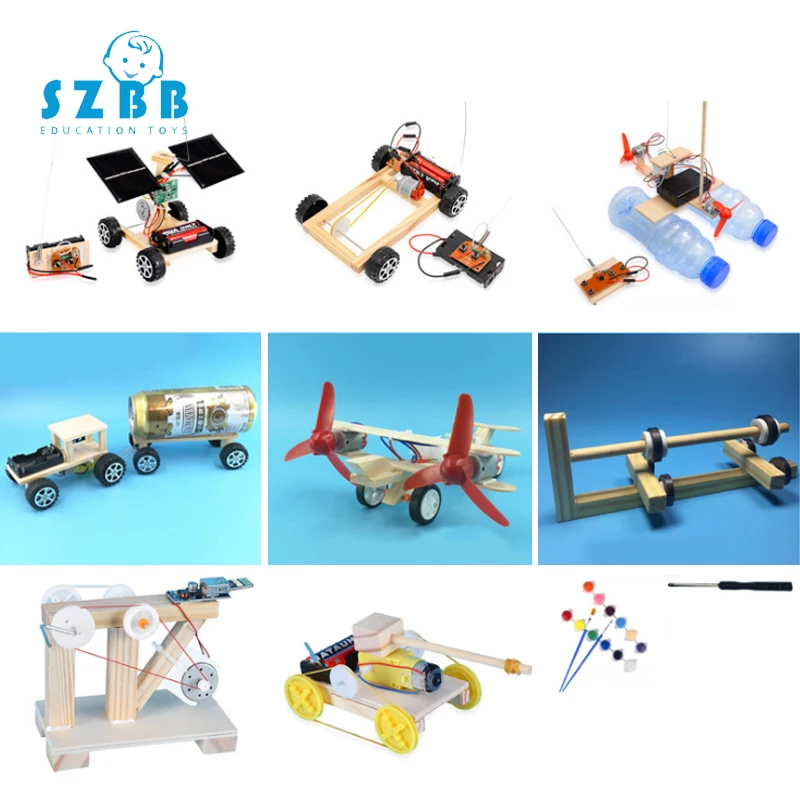 Sz паровой 9 шт. стволовых Обучающие наборы Diy детей научный проект развивающие