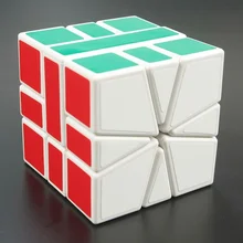 Shengshou SQ-1 черный/белый Cubo Magico скоростные кубики shengshou головоломка для детей развивающие игрушки 57 мм нерегулярные кубик рубика