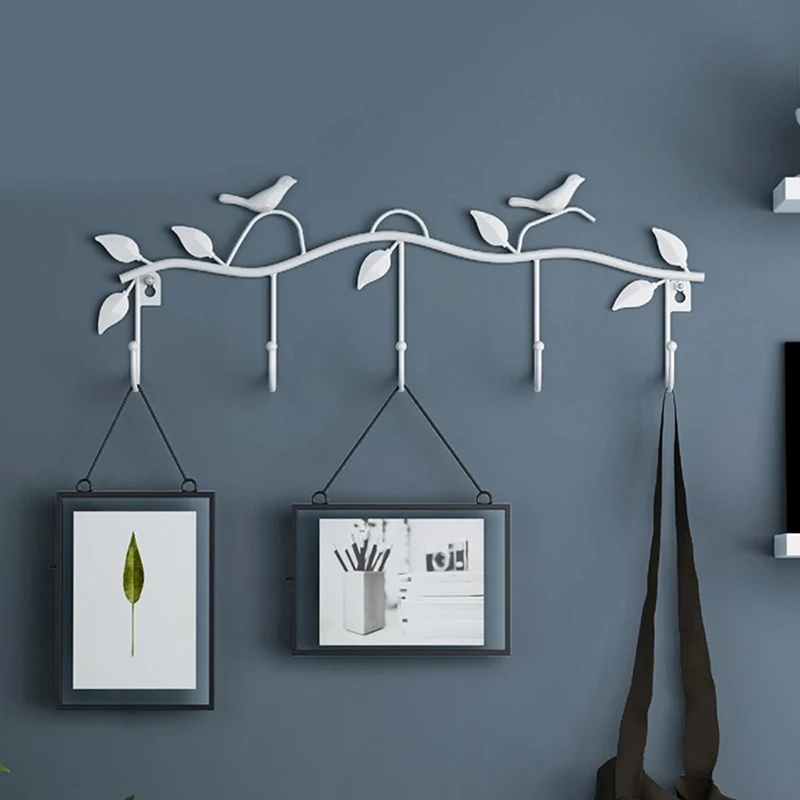 Birds Metal Wall Coat Rack And Hat Rack Multi-function Mounted Hook Hangers  For Livingroom Bedroom Wrought Iron Coat Hook - AliExpress