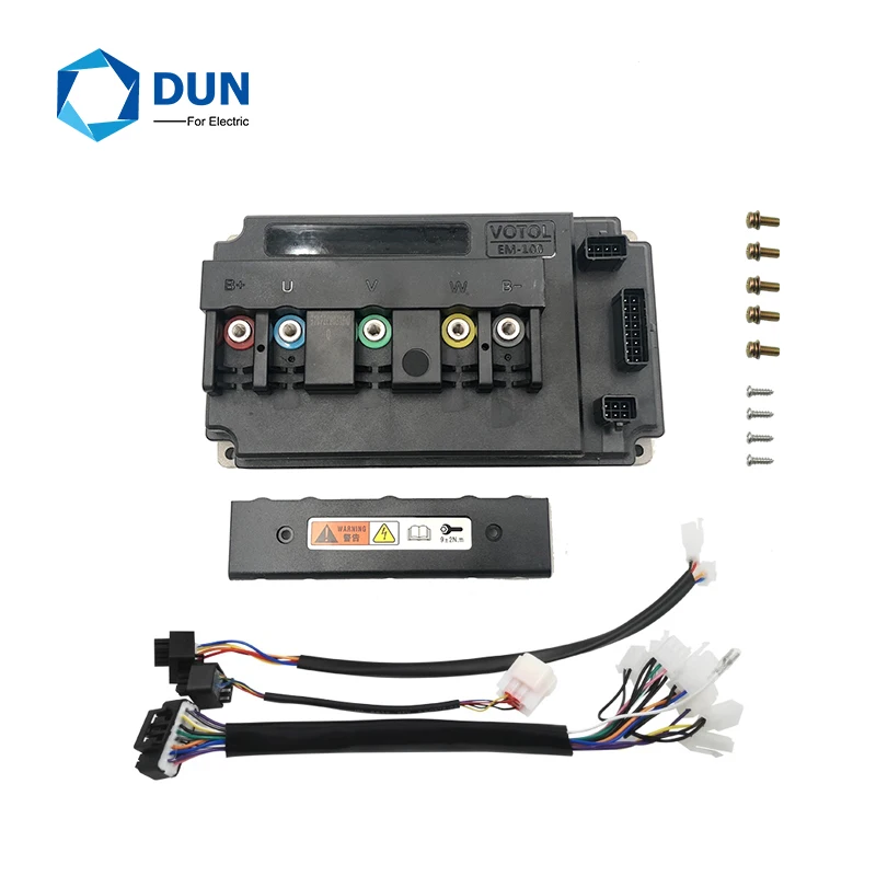 Free Shipping VOTOL EM-100S 120A 3KW 2KW Brushless DC Controller For QS In-Wheel Hub Mid-Train Motor