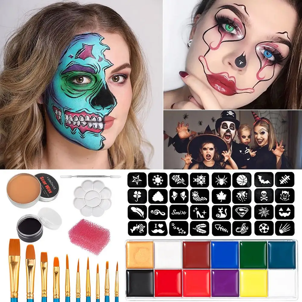 Набор для макияжа на Хэллоуин специальный эффект искусственная кожа нос набор