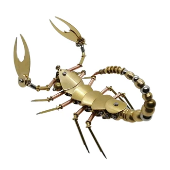 

3D Metal Mechanical Insect Handicrafts Mechanical Action & Toy Figures Model Christmas Gift For Home Decor - Scorpion
