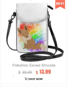 С покемоном Иви сумка Eevee хвост топ-Ручка Сумки подростковая большая емкость кожаная сумка Высокое качество тренд женские сумки