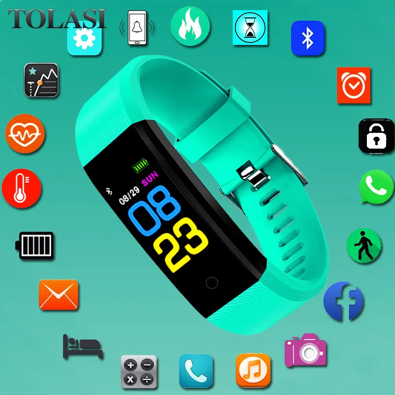 New Sport Watch Children Watches Kids For Girls Boys Students Wrist Clock Electronic LED Digital Child 1