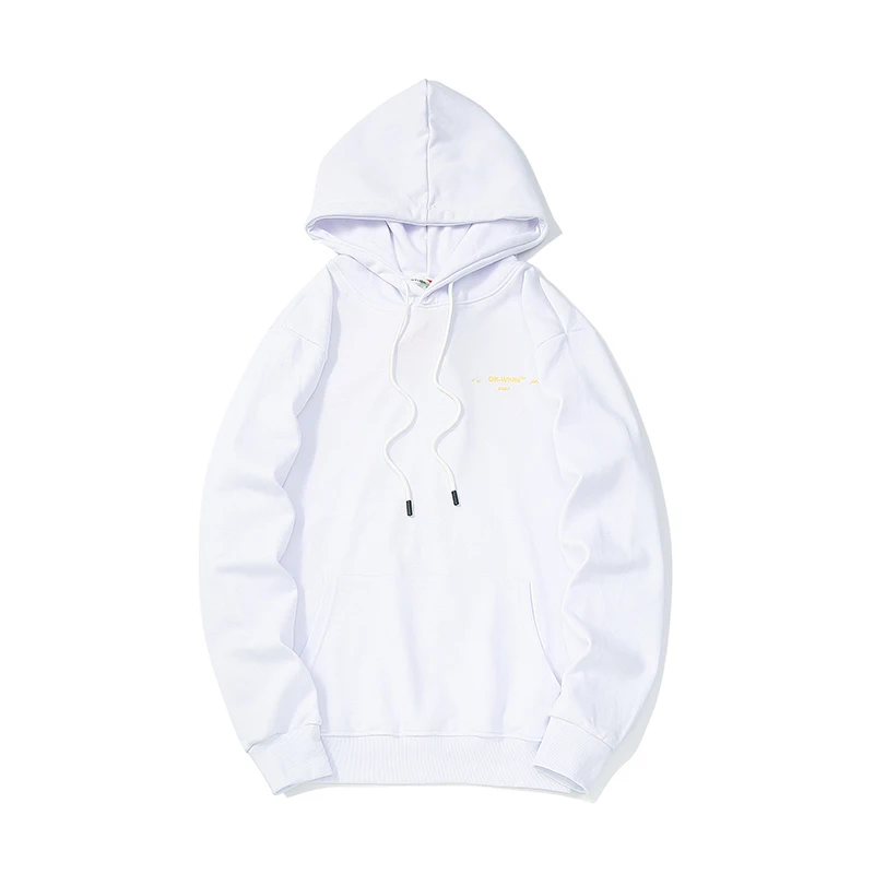 Бронзовая стрела 19FW Off-White OW мужские/женские модели влюбленных осень зима хлопок мода уличная куртка с капюшоном Толстовка
