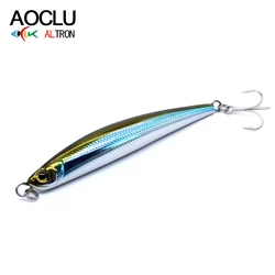 AOCLU Sinking Stick Pencil Wobbler 9cm 28.3g Hard Bait Lure Bass Fresh Saltwater VMC Hook Deep Sea Boat Rock Fishing