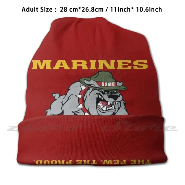 Usmc Devil Dog Knit Hat Hedging Cap 