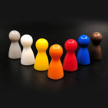 

20 Pcs/Set DIY Colorful Chess Pieces Board Game Plastic Games Accessories