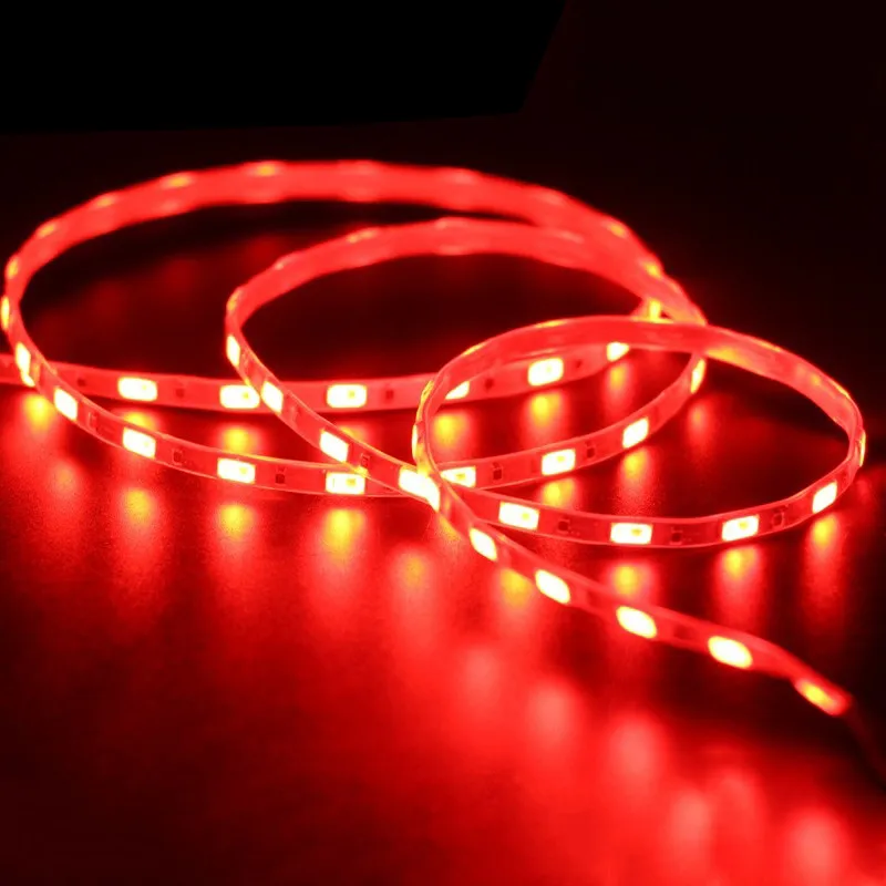 Светодиодные ленты лампы 5630SMD DC12V гибкий светодиодный светящаяся лента 5 м HD ТВ Настольный Экран Подсветка светильник 5 видов цветов 8,13 - Испускаемый цвет: red