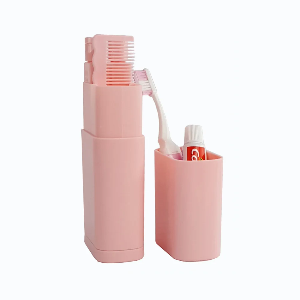 Travel Storage Bag Eight Sets Sanitary Ware Washed Utensils Set Portable Washing Cup Toothbrush Toothpaste a Cup Handle