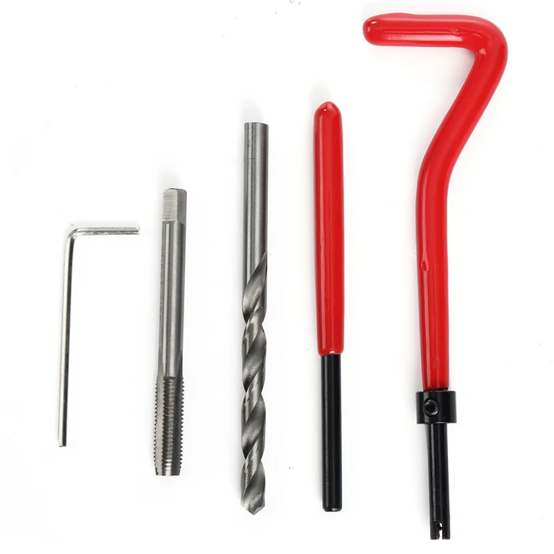 

30Pcs Kit M6 Thread Repairing Spanner Wrench Inserts Hand Tool Accessories Set For Engine Car Repair