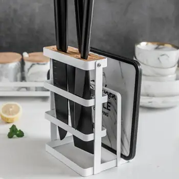 

Multifunctional Iron Storage Holders Rack Expandable Kitchen Storage Shelf Storage Board Kitchen Rack Chopping Organizer Ga G8K0