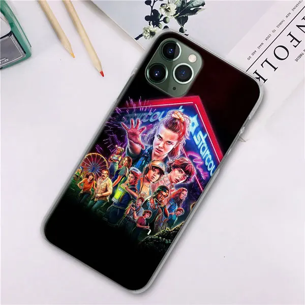 Странные вещи, чехлы для телефонов Apple iPhone 11 Pro Max X XR XS MAX 7 8 6 6s Plus 5 5S жесткий чехол - Цвет: H01