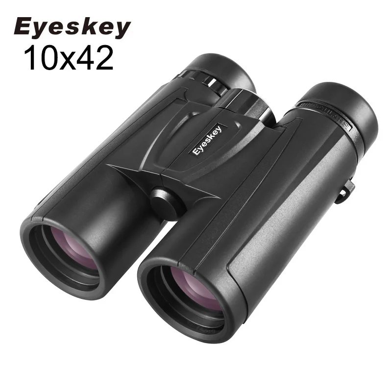 Eyeskey 10x42 HD бинокль профессиональный Компактный телескоп мощный Bak4 ночное видение охотничий прицел