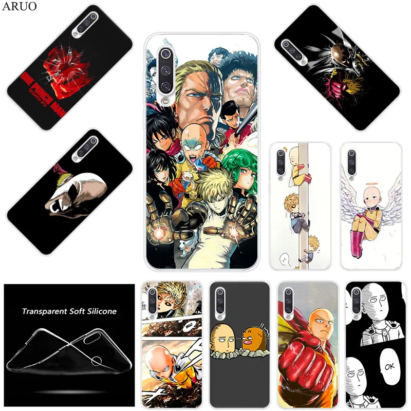 Чехол для телефона Redmi K20 K30 7a 6a Y3 Note 9 S 7 8 One Punch Man Anime мягкий чехол Xiaomi 10 SE 9T Pro A3 A2 Lite