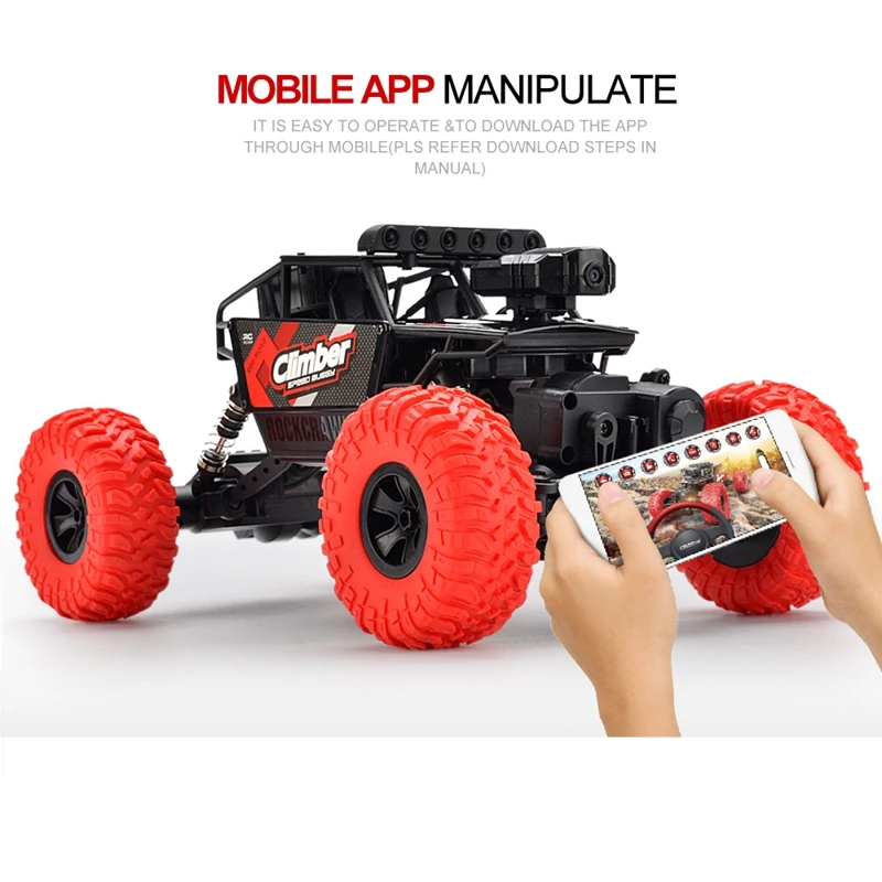 CRAZON RC автомобиль 1:18 Wifi FPV 2,4G 4WD внедорожник RC альпинистская машина RTR Подарочная игрушка на день рождения Рождество