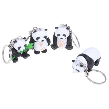 

2019 cute panda key chain new cute panda keychain for bag car key ring gifts