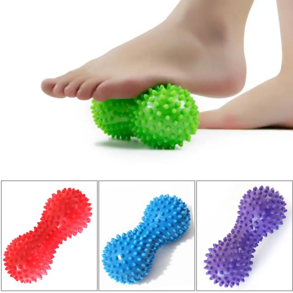 

Peanut Massage Ball Fitness Sport Yoga Ball Relieve Body Stress PVC Resistant Foot Spiky muscle Massager Trigger Point Foot