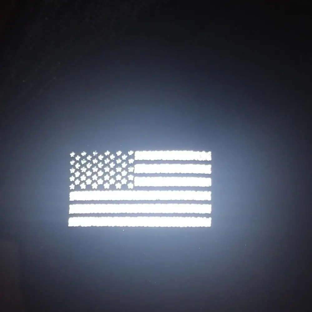 Обратная Мультикам синяя линия красная линия США ИК инфракрасный патч американский флаг США военный боевой дух нейлон светоотражающий SF патч крюк/петля