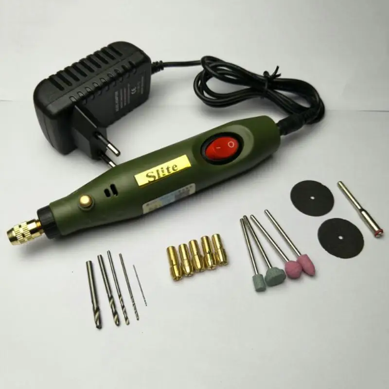 

Power Tools Electric Mini Drill with Universal Chuck & Shiled Rotary Tools Kit For Dremel