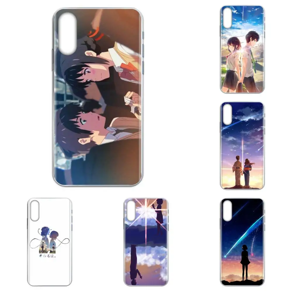 Чехол для Galaxy Note 10 A10E A10S A20S A30S A40S A50S A6S A70S A730 A8S M10S M30S Lite Plus аниме ваше имя Kimi No Na Wa |