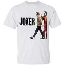 Мужская футболка Joker Joaquin Phoenix, хит, черная футболка, s-3XL мужчин и женщин, унисекс, модная футболка