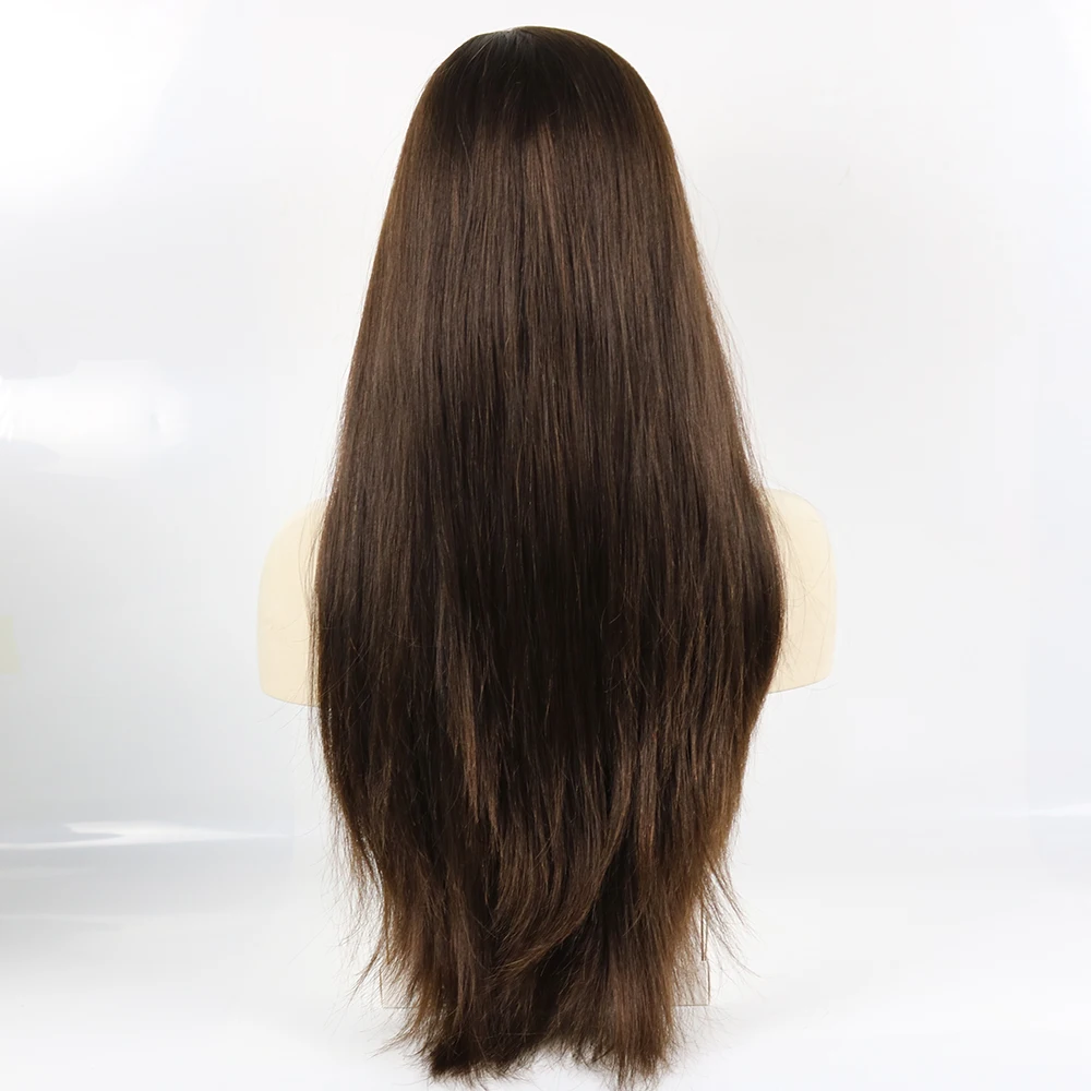 dark brown kosher wigs