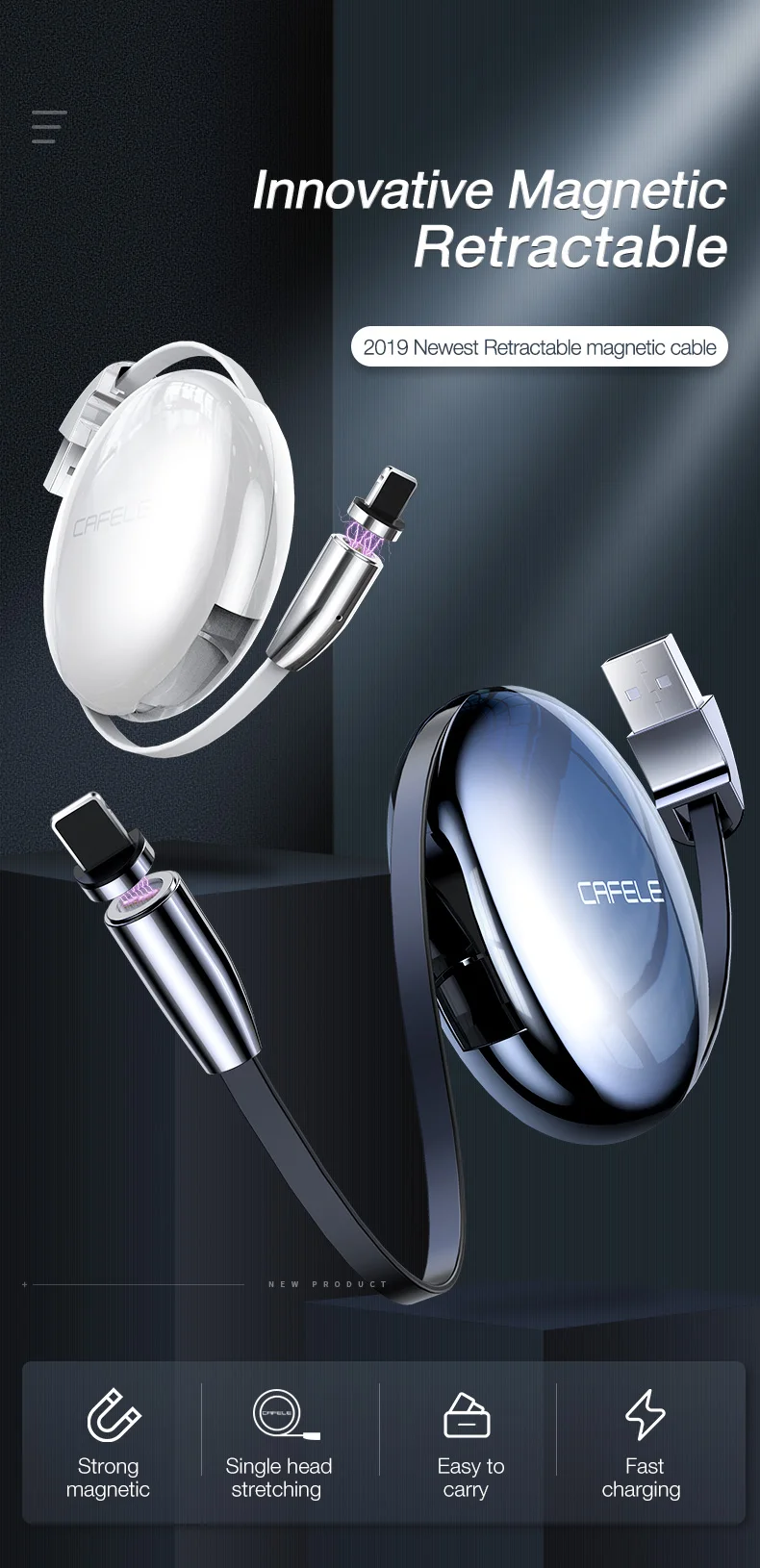 Magnetic Charging USB Cable (3)