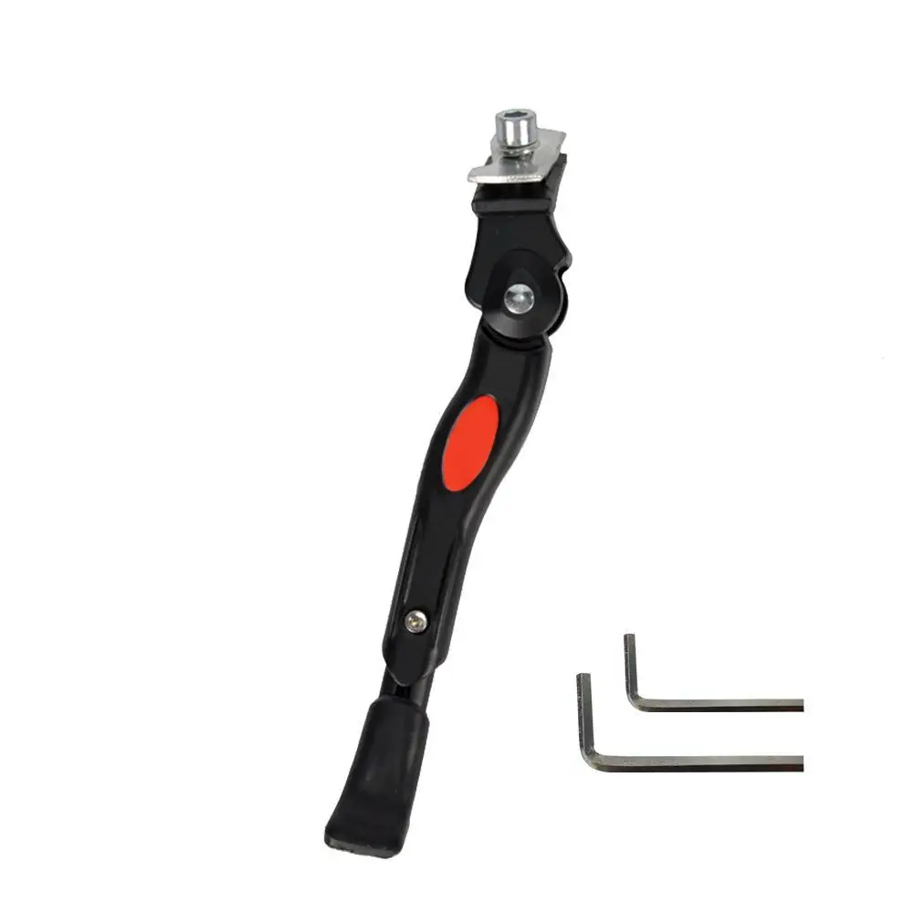 Suporte de pé para 16 Ajustável Bicicleta Kickstands 20 22 24 26 Polegada Mountain Bike Liga Alumínio Apoio Médio Lateral Pontapé - 18 2 High Quality Brinquedos e hobbies