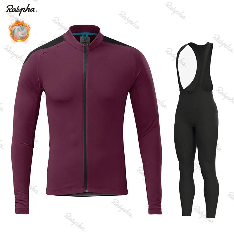 Rapha,, зимний теплый флисовый комплект для велоспорта, термальная одежда для велоспорта, одежда для езды на горном велосипеде, велосипедная форма, Ropa Ciclismo