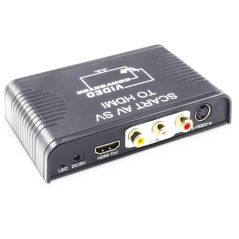 S- Ʈ AV Scart-HDMI ȯ ġ ڽ, 3-in-1 Scart + S- Ʈ AV RCA-HDMI ȯ