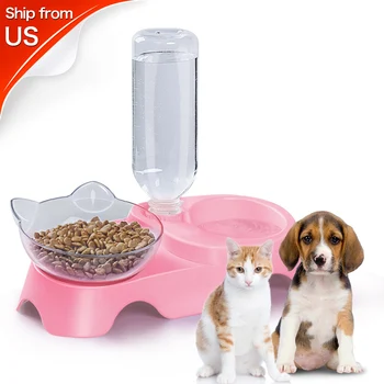 

Non-slip Elevated Cat Bowls Cat Bowl Anti Choke Dog Bowl Slow Feeder Dogs Cat Water Bottle Slow Feeder Bowls Dog Pet Feeder