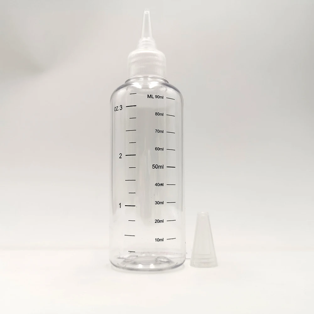 100ml 2 шт 30 мл/60 мл/100 мл/120 мл/250 мл/500 мл E жидкие бутылки Vape бутылка со шкалой E сок повторно наполняемые бутылки - Цвет: 100ml