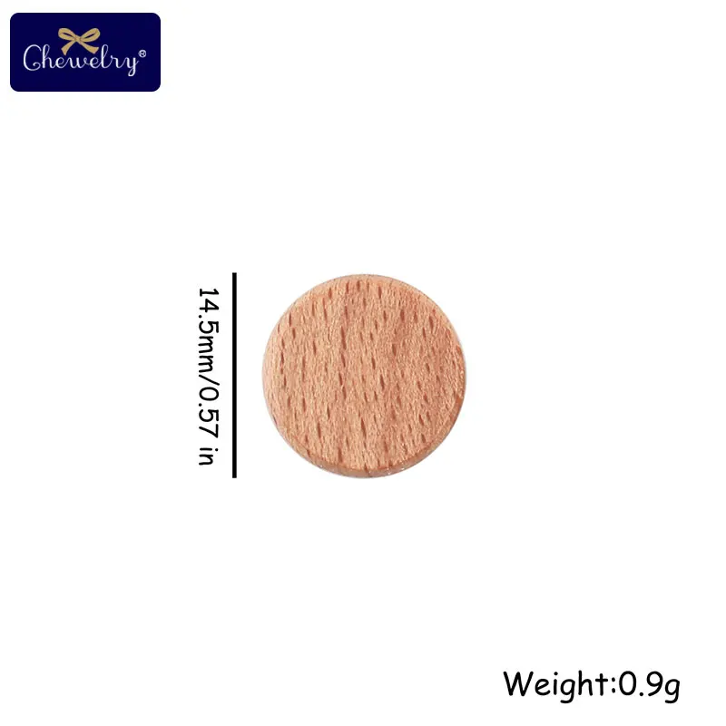 Deep Color 25 шт Буковые деревянные бусины Детские деревянные Прорезыватели грызунов диск бусины DIY Уход ожерелье браслет соска цепь для детей продукт - Цвет: Deep Color
