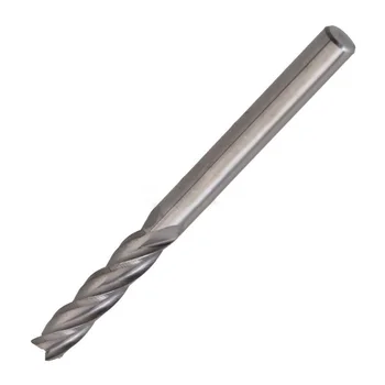 

1/8 10 Pcs Carbide CNC Four 4 Flute Spiral Bit End Mill Cutter Straight Shank