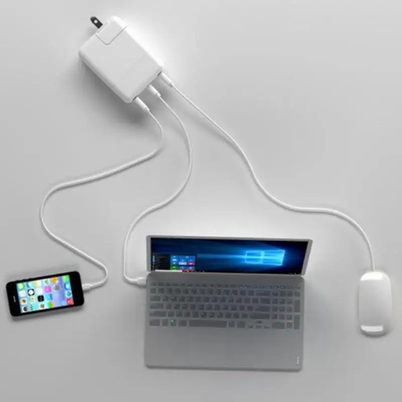 TC04 3-Порты и разъёмы с 2 портами(стандарт 3,0 Тип-C USB Hub разветвитель MacBook Мощность адаптер мини-концентратор