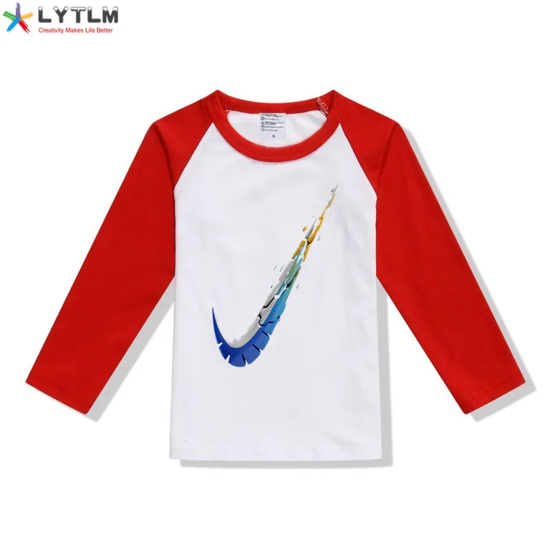 LYTLM XXX/детская футболка для малышей Детские корейские футболки для девочек, осенняя футболка Koszulka для мальчиков 2 лет забавная футболка Enfant Garcon