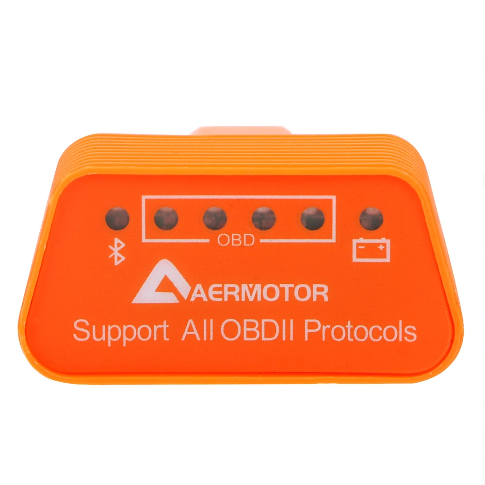 Orange LEEPEE V1.5 Bluetooth OBD2 для Android PC IOS Автомобильные диагностические сканеры Инструменты для ремонта автомобиля ELM 327 Поддержка почти OBD-II протоколов - Цвет: Orange