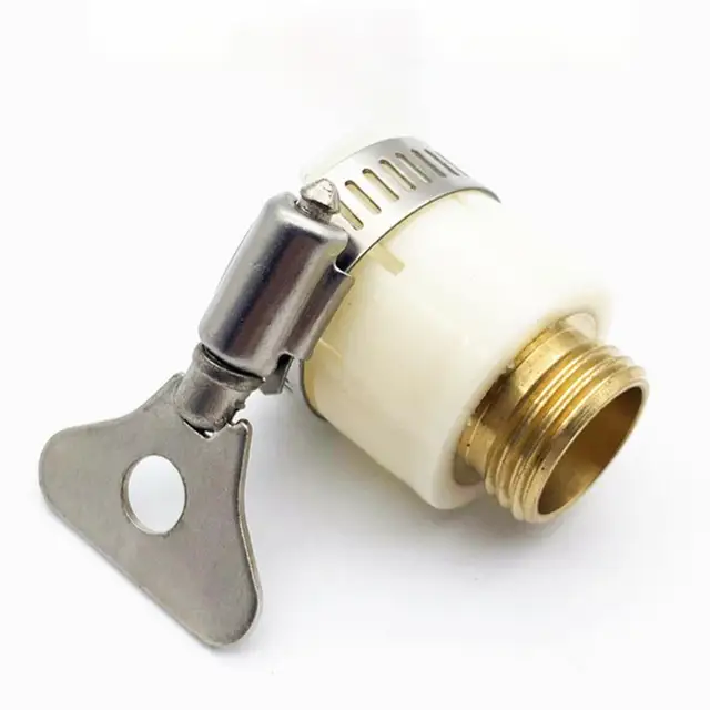 14 Mm-24 Mm Univerzális Konyhai Tömlő Adapter Sárgaréz Csaptelep Csatlakozó Keverő Cső Ízületi Illesztő Kerti Öntöző Szerszámok - Image 5