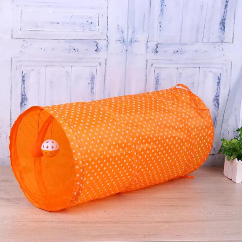 Кошачий туннель для кошек, игрушка для игры в туннель, котенок, кошачьи игрушки, кошачья пещера, полиэфирное волокно, кошачьи игры, туннельные трубы, Рождественский Декор