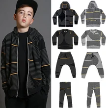 Комплекты детской одежды; куртка с капюшоном на молнии для маленьких мальчиков; пальто; футболка для девочек; топы; свитшоты; детские леггинсы; мешковатые штаны; От 1 до 11 лет