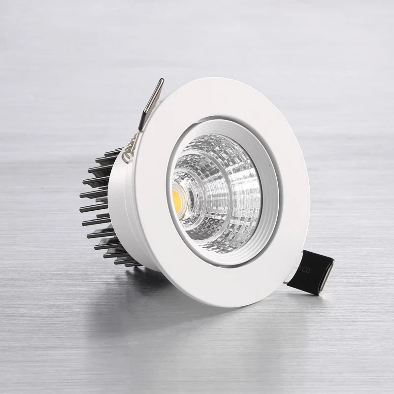 

6W 9W 12W Epistar Led Downlight outdoor COB Dimmable 220V 110V Led Ceiling Lamp Bulb Recessed downlights cob led spot light 1Pcs