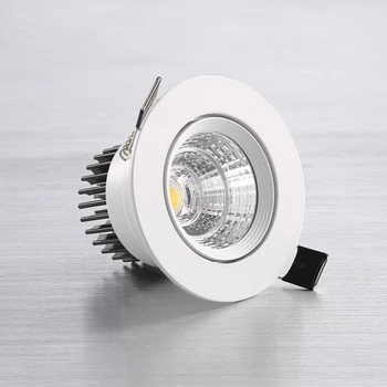 

LED COB Downlight Spot light Dimmable 5W 7W 10W Recessed in LED Ceiling Downlight Light Cold Warm white Lamp